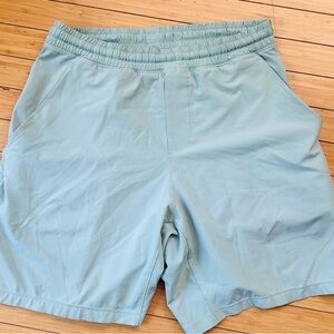 lululemon athletica Men's Soft Blue Athletic Shorts